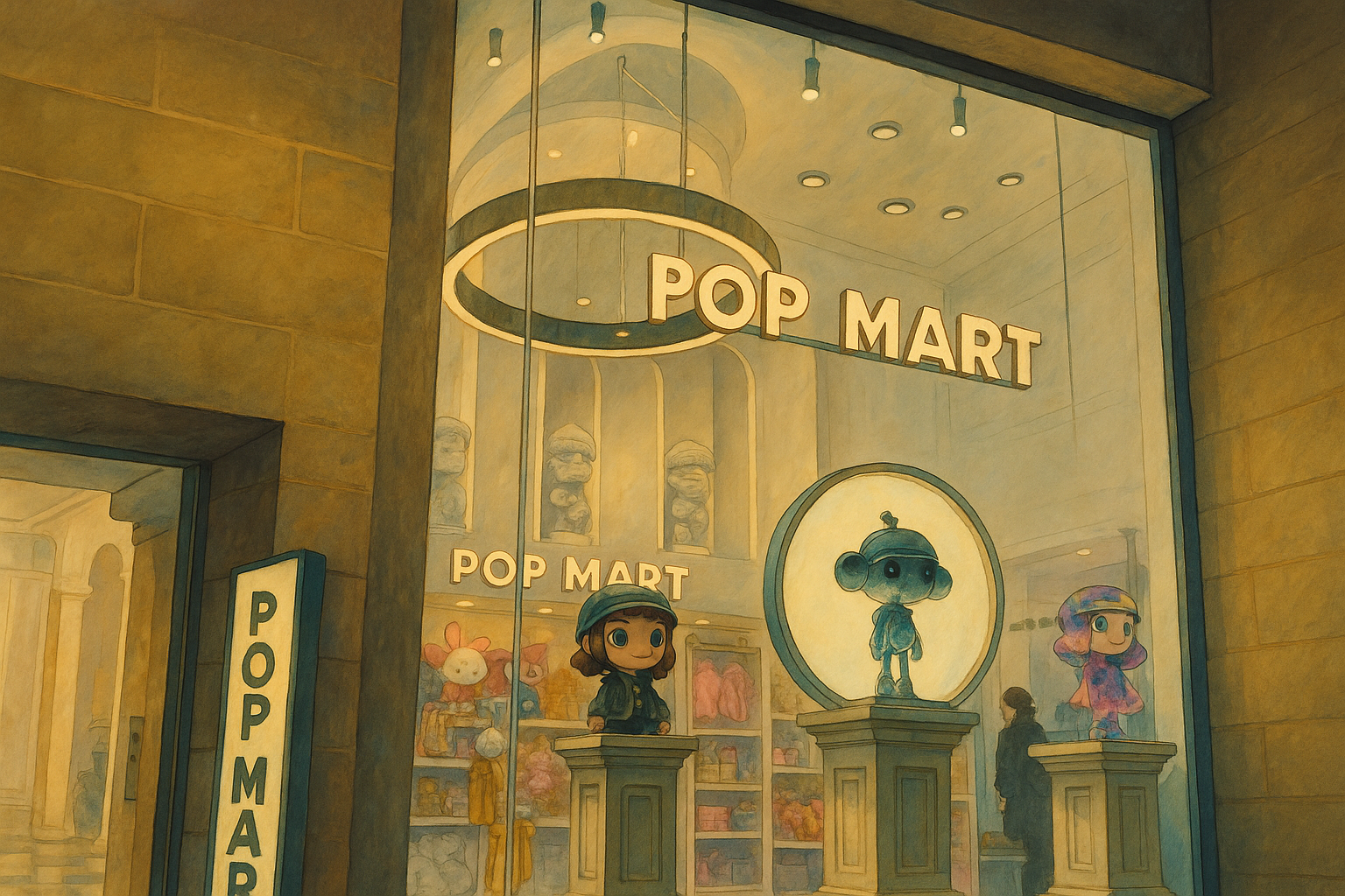 Labubu store inside Carrousel du Louvre Paris – Pop Mart near Louvre Museum 2025