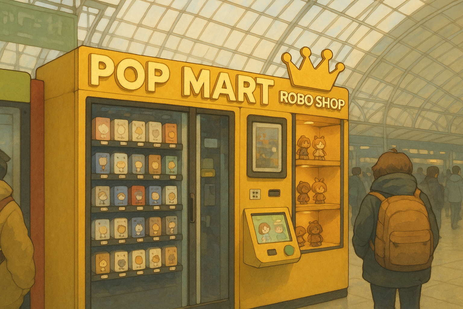 Pop Mart Robo Shop Paris – Labubu vending machine Gare de Lyon 2025